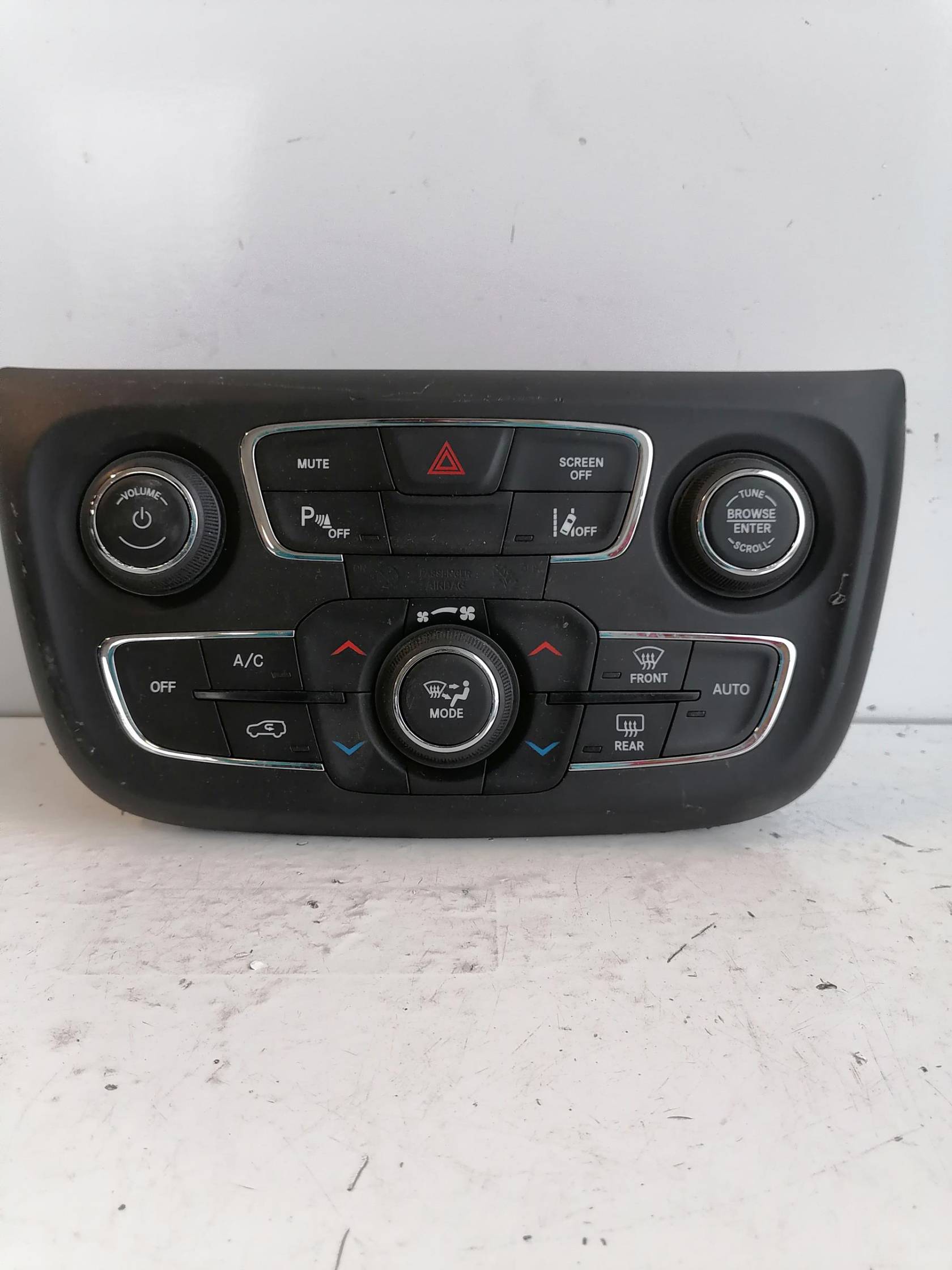 Blocco comando climatizzazione